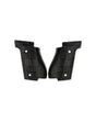 LOK Grips GridLOK Palm Swell Griffschalen aus Aluminium für Walther PDP Steel Frame Full Size in Schwarz – Paar mit aggressiver Kreuzschraffur-Textur