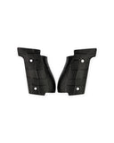 LOK Grips GridLOK Thin Griffschalen aus Aluminium für Walther PDP Steel Frame Full Size in Schwarz – Paar mit aggressiver Kreuzschraffur-Textur