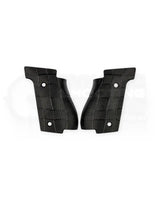 LOK Grips GridLOK Thin Griffschalen aus Aluminium für Walther PDP Steel Frame Full Size in Schwarz – Paar mit aggressiver Kreuzschraffur-Textur