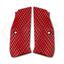LOK Grips JAWS Palm Swell Griffschalen aus Aluminium für CZ Shadow 2 und SP-01 in Rot – CNC-gefräste JAWS Textur, eloxiert