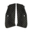 LOK Grips JAWS Palm Swell Griffschalen aus Aluminium für CZ Shadow 2 und SP-01 in Schwarz – Paar mit extrem aggressiver Pyramiden-Zahnung