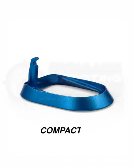 Aluminium Magazintrichter für die Walther PDP Compact von LOK Grips in der Farbe Blau