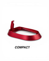 Aluminium Magazintrichter für die Walther PDP Compact von LOK Grips in der Farbe Rot