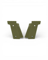 LOK Grips Standard Grips Bogies Walther PDP Steel Frame in OD Green