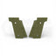 LOK Grips Standard Grips Bogies Walther PDP Steel Frame in OD Green