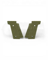 LOK Grips Standard Grips Bogies Walther PDP Steel Frame in OD Green