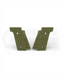 LOK Grips Standard Grips Bogies Walther PDP Steel Frame in OD Green