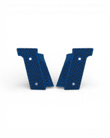 LOK Grips Standard Grips Bogies Walther PDP Steel Frame in Blau Schwarz
