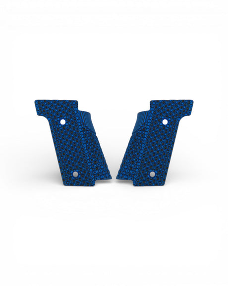 LOK Grips Standard Grips Bogies Walther PDP Steel Frame in Blau Schwarz