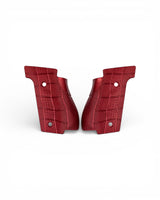 LOK Grips GridLOK Griffschalen passend für Walther PDP Steel Frame (Standard) in Rot