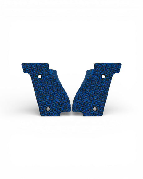 Walther PDP Steel Frame 3D Palm Swell Bogie Griffschalen von LOK Grips in Schwarz Blau