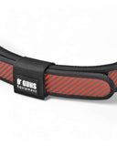 Highend IPSC Gürtel vom italienischen Hersteller OGUNS Equipment - der Competition PRO Carbon Belt in der Farbe Red Carbon