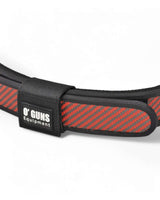 Highend IPSC Gürtel vom italienischen Hersteller OGUNS Equipment - der Competition PRO Carbon Belt in der Farbe Red Carbon