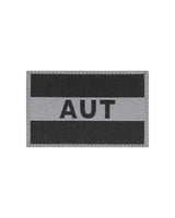Clawgear Patch Austria Flag Klettpatch in Schwarz-Grau