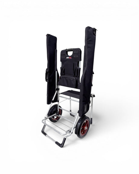 DAA StageRunner Cart PCC Rifle Bag beidseitig montiert Rückansicht