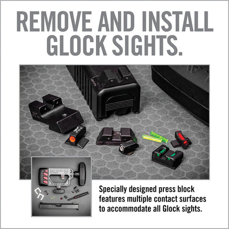 Real Avid Glock Kimmenwechselgerät - Tool zum Wechseln von Glock Kimmen