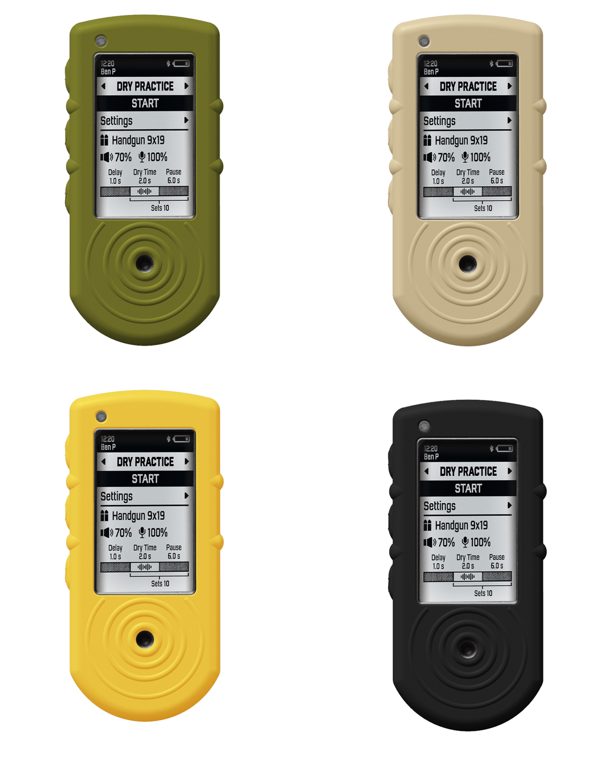 Silikonhülle Case aus Silikon für den SG Timer Go 2 von Shooters Global in verschiedenen Farben