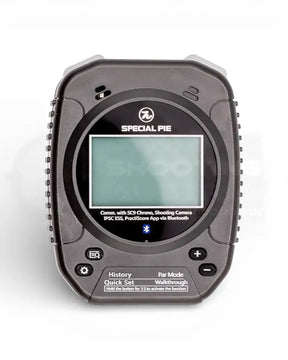 IPSC Shot Timer Special Pie Gen 2 (M1A2+) Frontansicht Farbe Schwarz