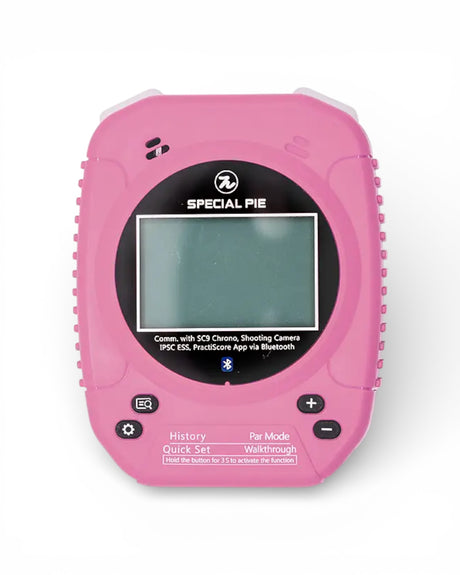 IPSC Shot Timer Special Pie Gen 2 (M1A2+) Frontansicht Farbe Pink Rosa