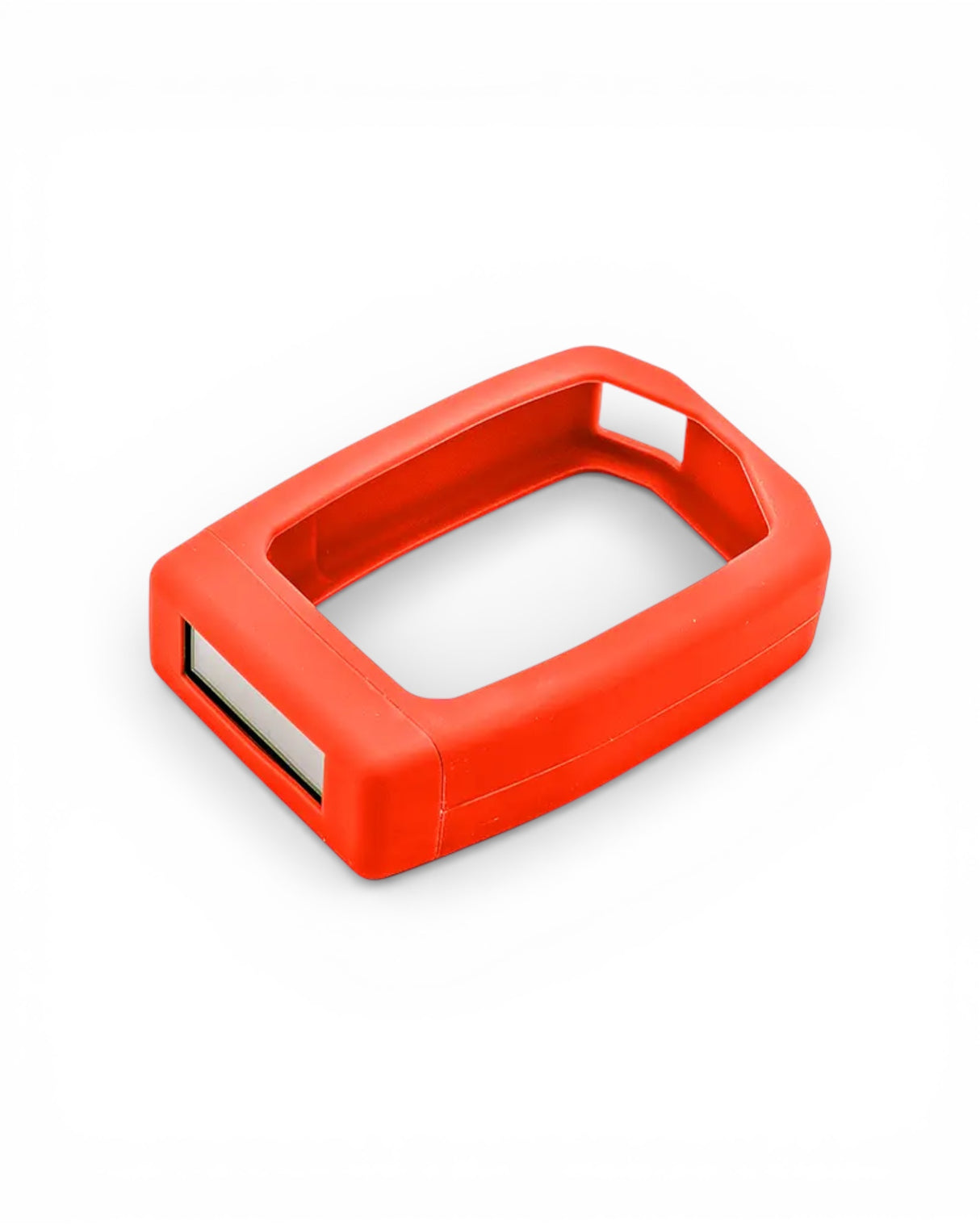 Silikonhuelle mit oben angebrachten Display fuer den Special Pie IPSC Shot Timer in Orange