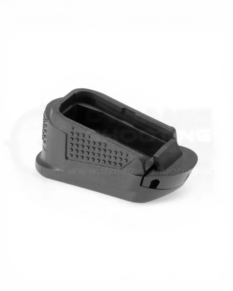 Strike Industries Magazinverlängerung SI-EMP-G26-GEN4&5 für Glock 26 Gen 4 / 5 – Seitenansicht, Schwarz, +2 Schuss Kapazitätserweiterung
