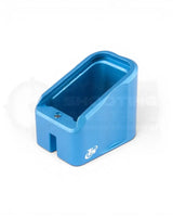 Toni System +4 Magazinboden für Glock Mec Gar Stahl Magazine 141mm IPSC Optics Division in Blau