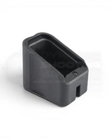 Toni System +4 Magazinboden für Glock Mec Gar Stahl Magazine 141mm IPSC Optics Division in Schwarz Rückansicht