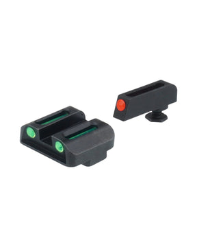 Truglo Fiber Optic Visierung mit Fiberglas Einsätzen in Kimme und Korn passend für Glock Pistolen