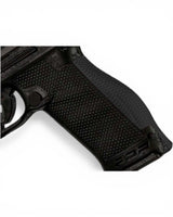 LOK Grips Messing Backstrap für Walther PDP Full Size mit griffiger Wabentextur und schwarzem Cerakote