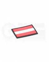 PVC gummierter Klett Austria Patch mit Österreich Flagge 
