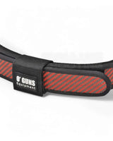 Highend IPSC Gürtel vom italienischen Hersteller OGUNS Equipment - der Competition PRO Carbon Belt in der Farbe Red Carbon