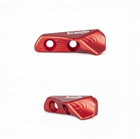 3D Thumb Rest Daumenauflage aus Aluminium von Toni System für CZ 75 Tactical Sport Orange, TS2 sowie Czechmate Pistolen in Rot
