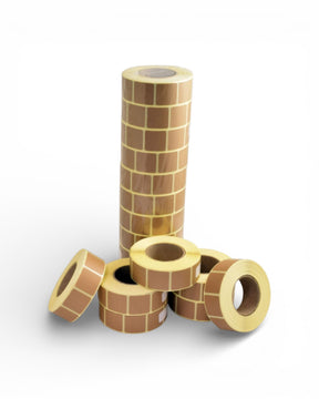 Double Alpha quadratische Schusspflaster 22x22mm