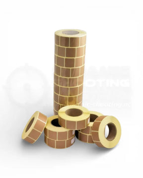 Double Alpha quadratische Schusspflaster 22x22mm