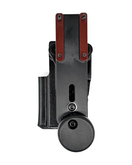 DARKDEER IPSC Holster for Glock with Toni System Frame Weight and 3D Thumb Rest – top view of the GHOST Thunder Mount