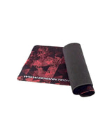 DED Custom Reinigungsmatte im Eemann Tech Design, 90 × 40 cm, teilweise aufgerollt