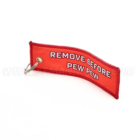 Schlüsselanhänger "Remove Before PEW PEW"