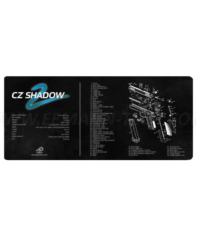 Waffen Reinigungsunterlage CZ Shadow 2
