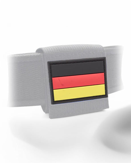 PVC gummierter Klett Germany Patch mit Deutschland Flagge 