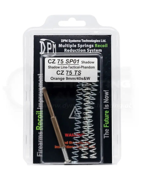 DPM System zur Reduzierung des Rückstoßes und Hochschlags passend für die CZ 75 SP-01 Shadow in der Originalverpackung von DPM Systems Technologies