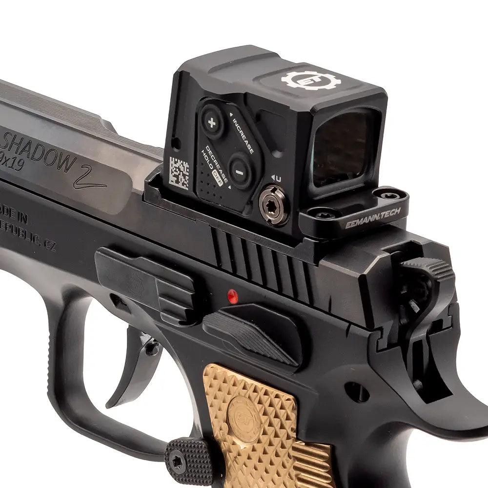 CZ Shadow 2 Optic Ready mit Eemann Tech Adapterplatte und Aimpoint COA