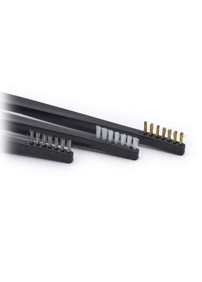 Eemann Tech Reinigungsbürsten-Set Double End, Detailansicht der kleinen Bürstenköpfe