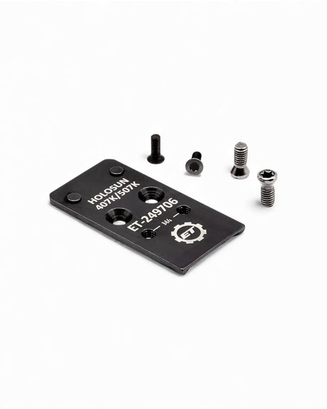Red Dot Adapterplatte für die Walther PDP von Eemann Tech passend für das Rotpunktvisier Holosun 407K und 507K