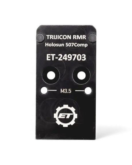 Red Dot Adapterplatte für die Walther PDP von Eemann Tech passend für das Trijicon RMR und Holosun 507 Competition