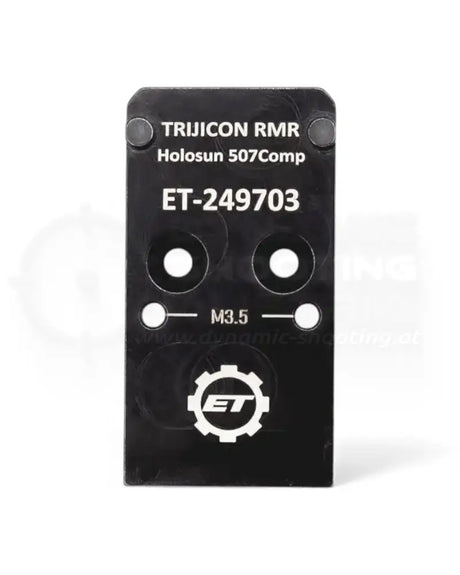 Red Dot Adapterplatte für die Walther PDP von Eemann Tech passend für das Trijicon RMR und Holosun 507 Competition