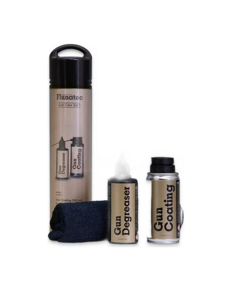 Flunatec Fluna Waffenpflegeset 1 mit Gun Degreaser, Gun Coating und Reinigungstuch