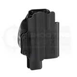 Pistolen IPSC Holster "Civilian SF" von GHOST passend für Pistolen wie Glock, SIG P320 oder Beretta 92 mit montiertem Lichtmodul wie eine Streamlight TLR 1 oder Surefire X200 X300