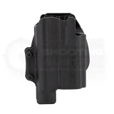 Pistolen IPSC Holster "Civilian SF" von GHOST passend für Pistolen wie Glock, SIG P320 oder Beretta 92 mit montiertem Lichtmodul wie eine Streamlight TLR 1 oder Surefire X200 X300