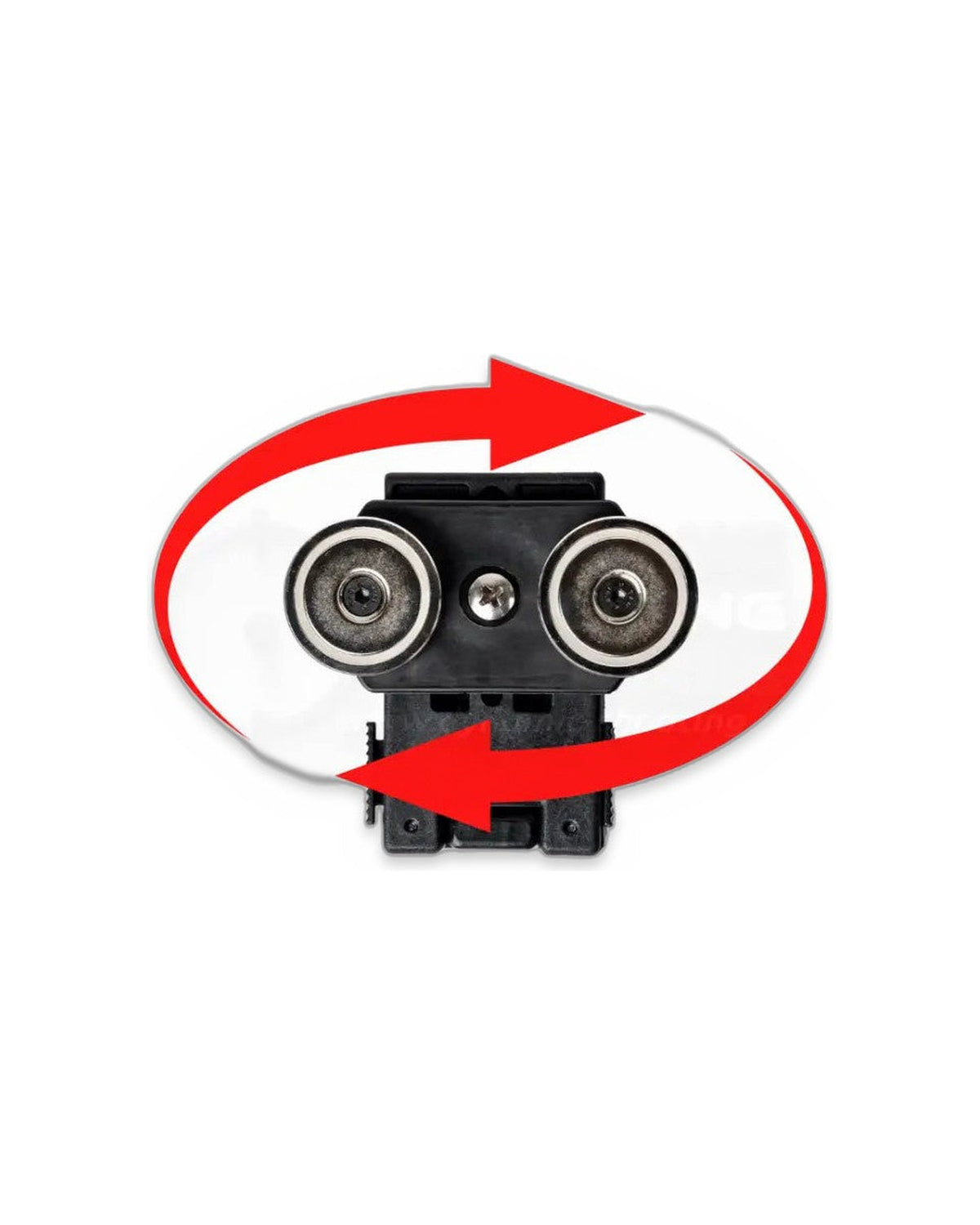 GHOST Magazinhalter mit Doppelmagnet, um 360 Grad drehbar