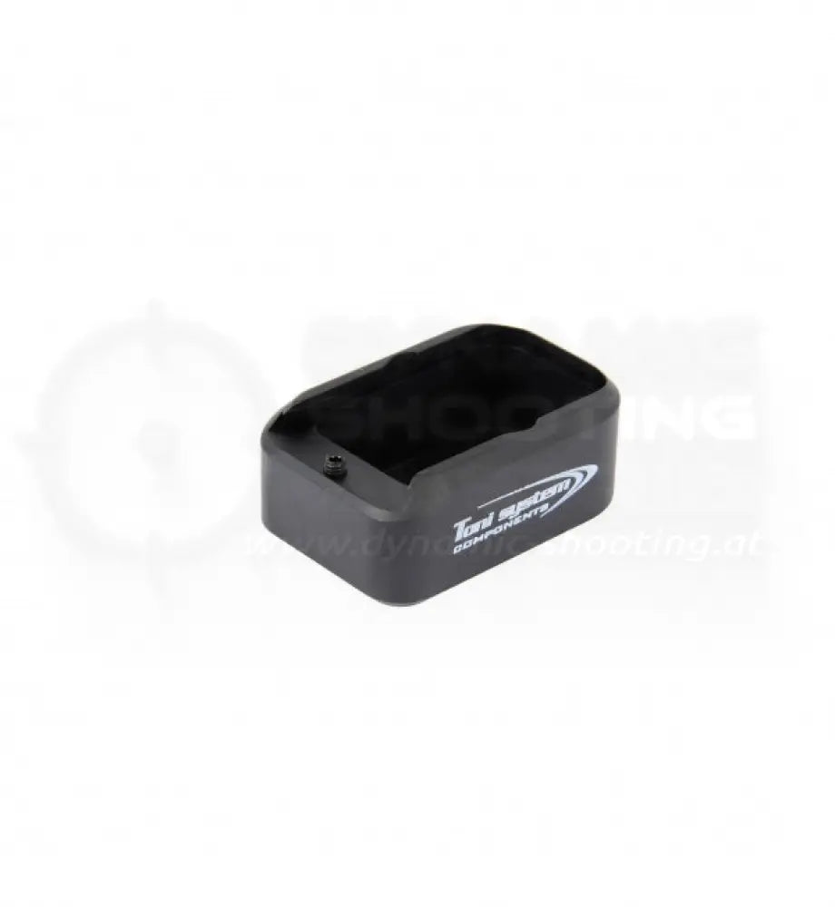 Glock +2 Magazinboden Aluminium für IPSC Standard Box von Toni System in schwarz